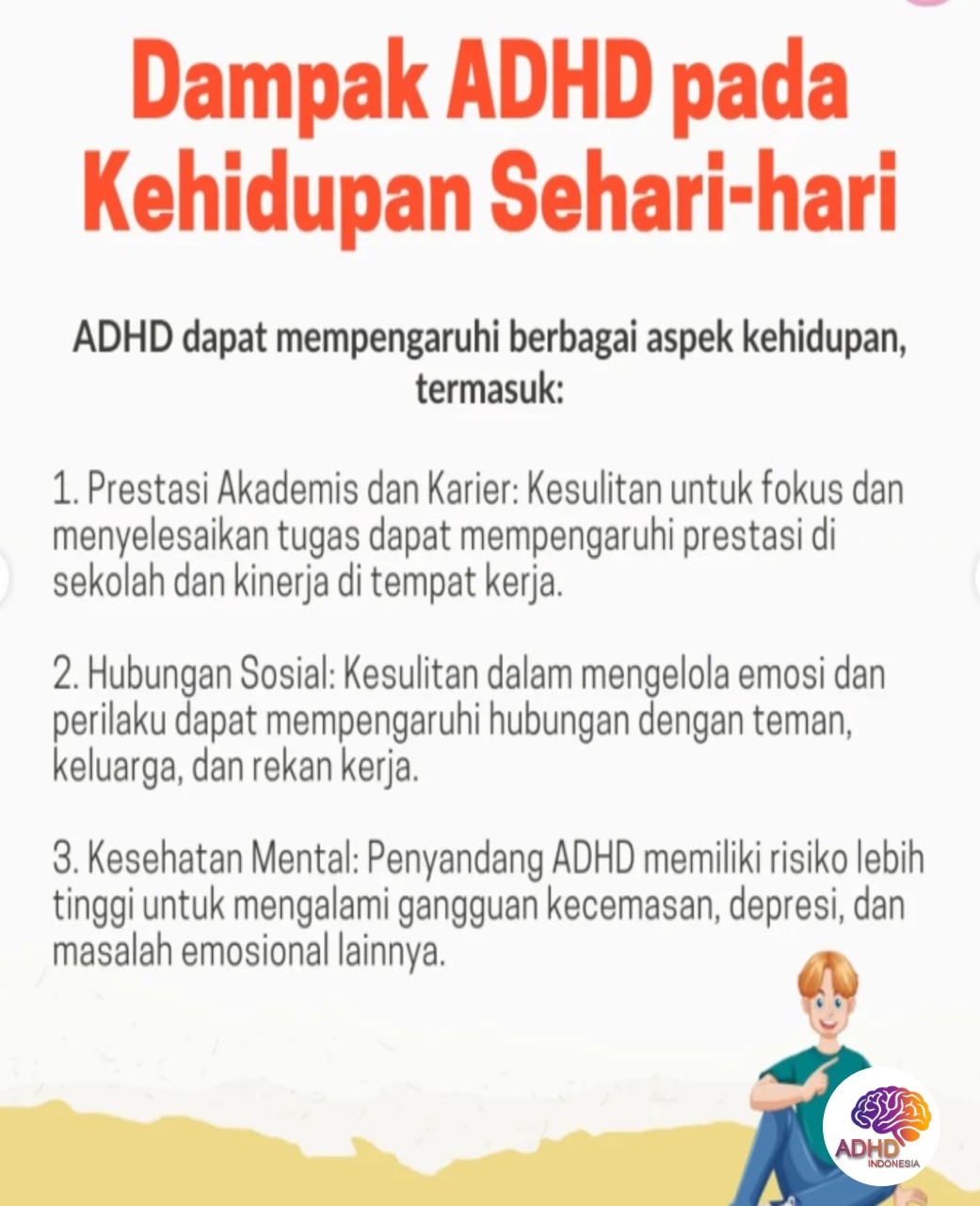 ADHD dan Hubungan Sosial Anak di Lingkungan Sekolah di Kota Sukabumi