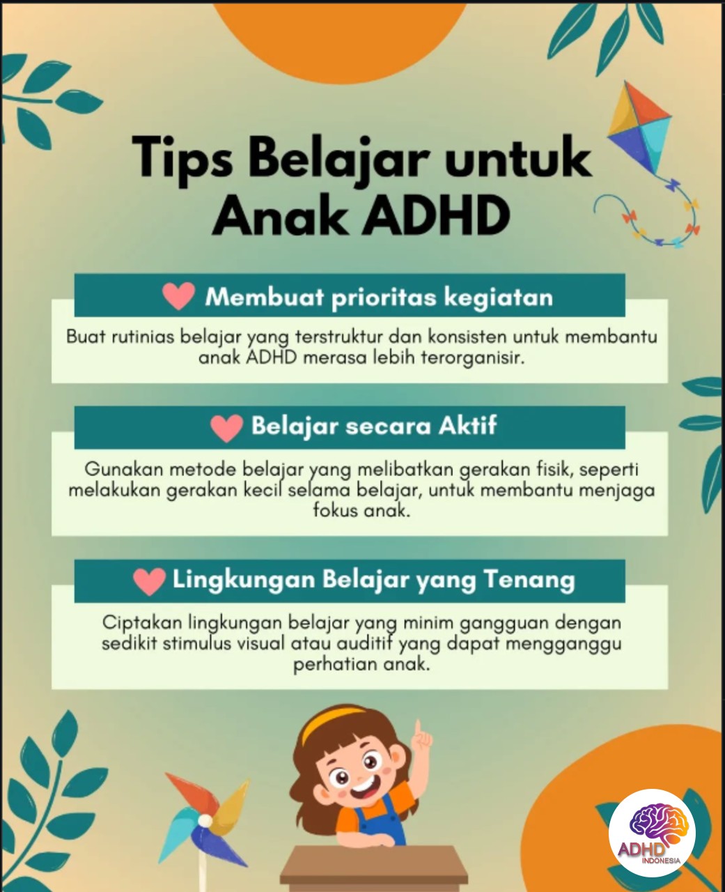 Strategi Belajar yang Cocok untuk Anak ADHD di Kota Sukabumi